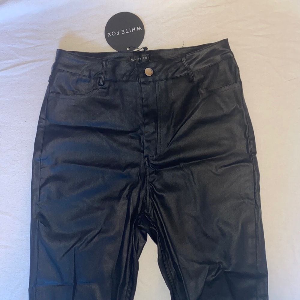White Fox Boutique Style Code PU Pants